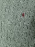 cable knit logo jumper 