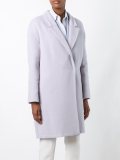 peaked lapel coat