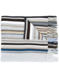 striped knit scarf