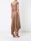 tied wrap maxi dress