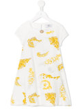 baroque print dress