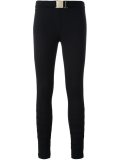 cut-out knee skinny trousers