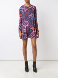 printed shift dress