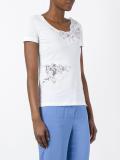 lace inset T-shirt