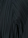 high neck pleated jacket
