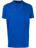 slogan V-neck T-shirt
