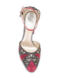 crystal embellished pumps