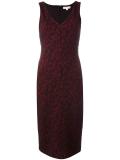 baroque jacquard fitted dress