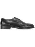 woven toe cap derby shoes