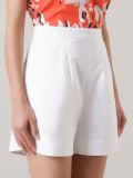 pleat detail high waisted short