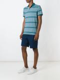 triple striped polo shirt
