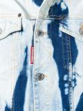 heavily bleached denim vest