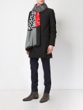 contrast print scarf 
