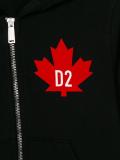 logo print hoodie