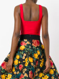 square neck bodysuit