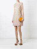 sleeveless tweed dress