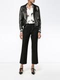 contrast stitch trousers