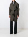 funnel neck coat