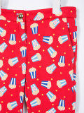 popcorn print trousers 