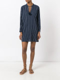 striped shirt dress