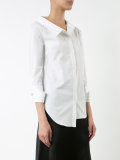 asymmetric buttoned shirt 