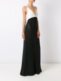v-neck long dress