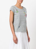 printed patch T-shirt 