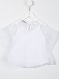 layered leaf appliqué top