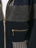 zipped knit jacket 