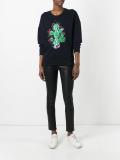 embellished cactus sweatshirt