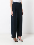 perforated detail trousers 