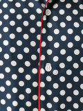 polka dot print shirt