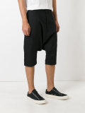cropped drop-crotch trousers 
