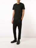 ribbed detailing T-shirt