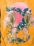 floral back vest