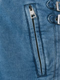 elasticated waist jean shorts