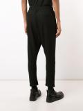 slim-fit cropped trousers