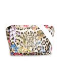 leopard floral changing bag
