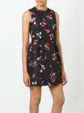 floral print flared dress