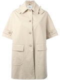 shortsleeved boxy coat