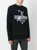 downtown印花套头衫