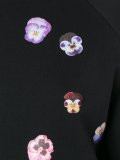 flower panel sweatshirt