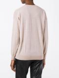 slashed v-neck jumper
