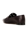 grommet embellished loafers