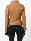 zip up biker jacket 