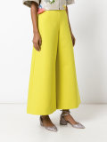 wide leg cropped trousers 