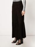 flared cropped trousers