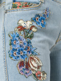 floral patch skinny jeans