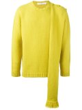 detachable scarf jumper