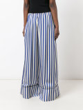 striped flared pants 
